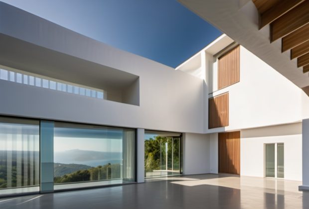 2023-11-14 21-30-52 - modern design with large windows, modern building, during summer, arquitecthure mediterranean, minim