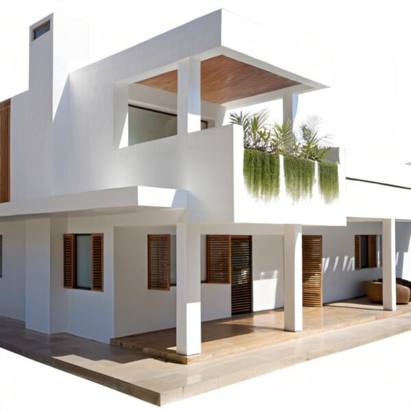 2023-11-16 20-39-57 - modern design with large windows, timber building, during summer, mediterranean architecture,south s